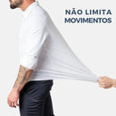 Camisa Social Lisa Conforto Anti Amassado [FRETE GRÁTIS]