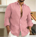 Camisa de Linho Premium Hombre [FRETE GRÁTIS]
