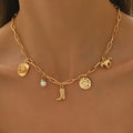 Colar dourado Riverside