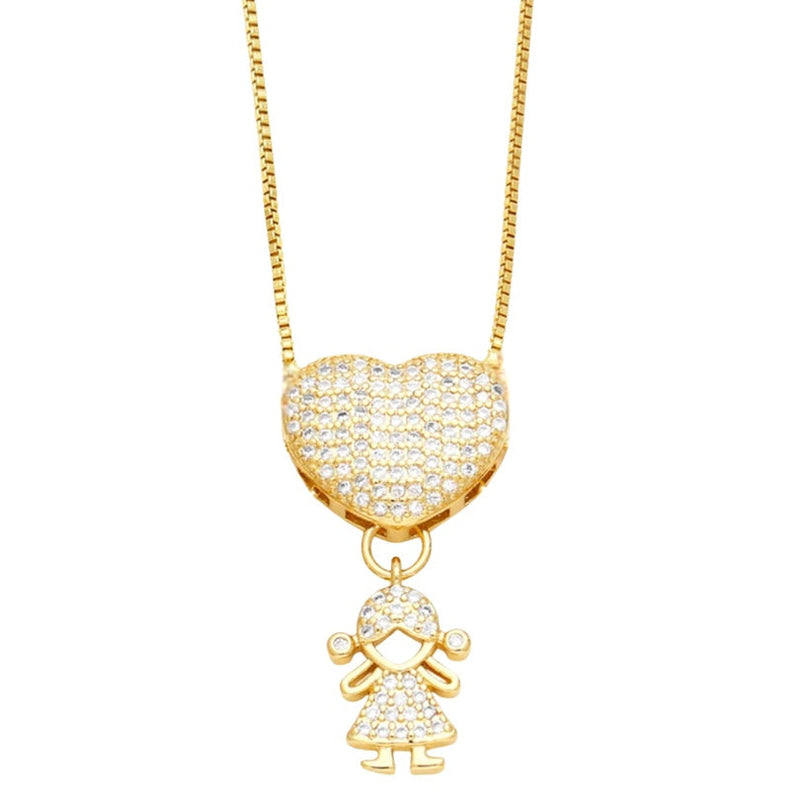 Colar Amor de Mãe Banhado a Ouro 18k - [FRETE GRÁTIS]