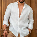 Camisa de Linho Premium Hombre [FRETE GRÁTIS]