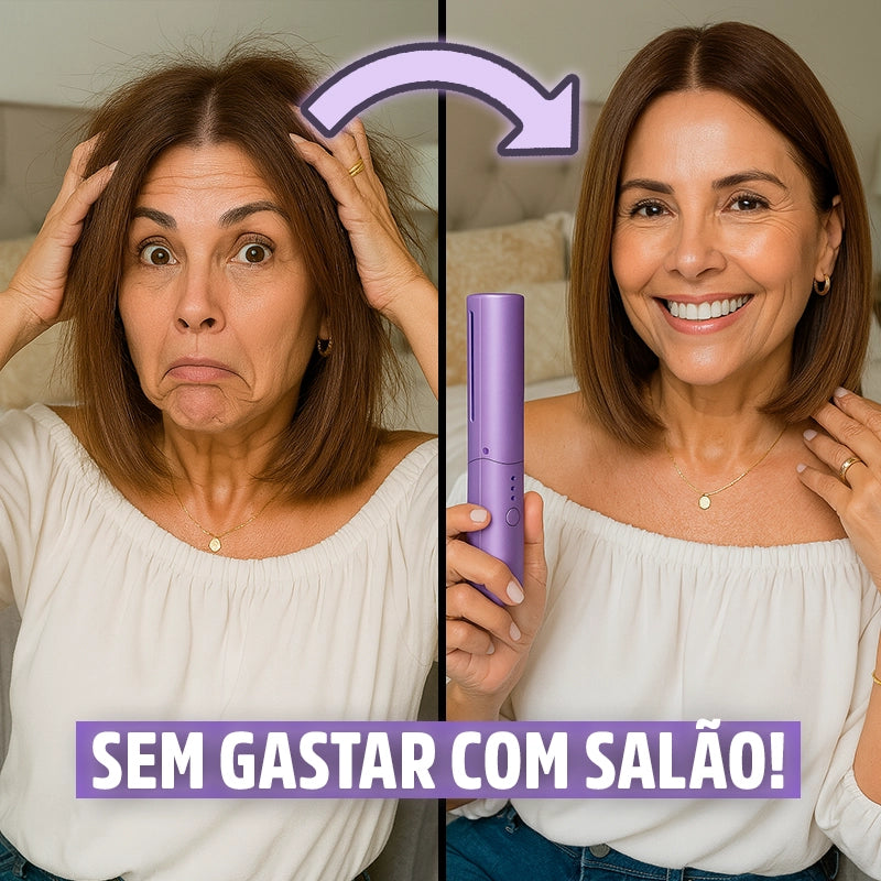 Pente Alisador de Cabelo 5 em 1 Sem Fio InfiniteGlam [FRETE GRÁTIS]