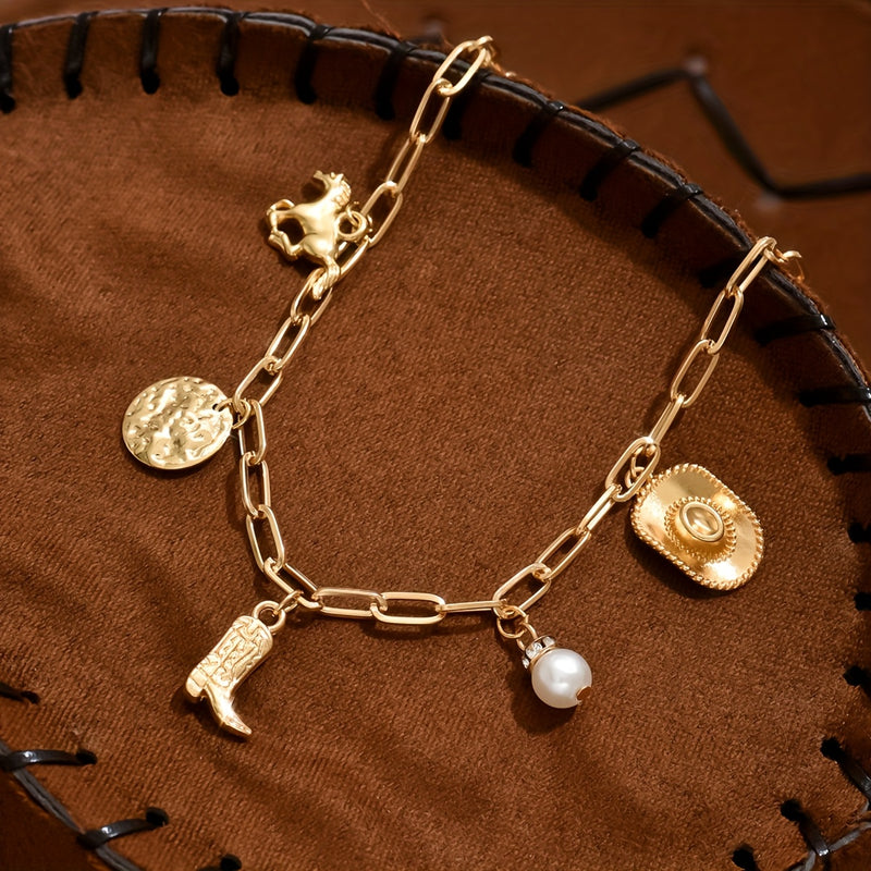 Colar dourado Riverside