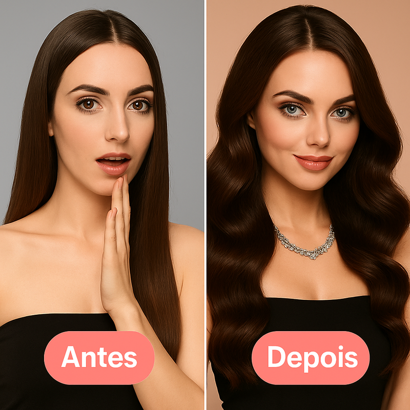 Kit Cachos dos Sonhos – Modelador Sem Calor + Lenço de Cetim [FRETE GRÁTIS]