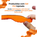 KIT 2 Pares de Palmilha Ortopédica de Gel P.U - Vitalis Sport