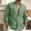 Camisa de Linho Premium Hombre [FRETE GRÁTIS]
