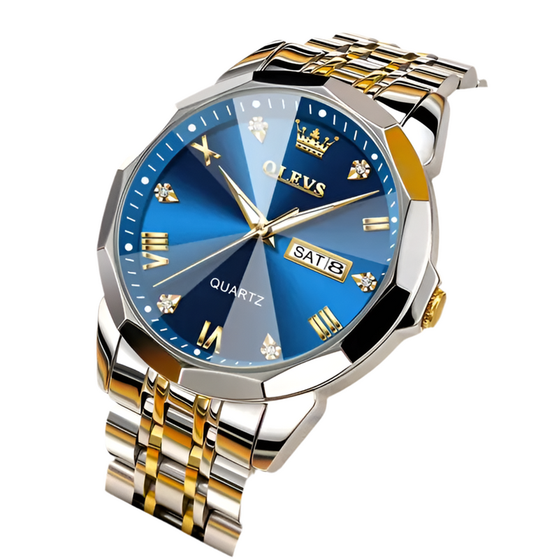 Relógio Premium Luxury Gold - [FRETE GRÁTIS]