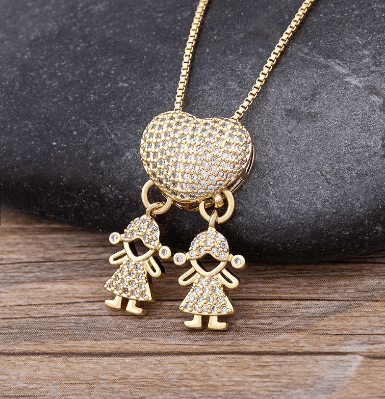 Colar Amor de Mãe Banhado a Ouro 18k - [FRETE GRÁTIS]