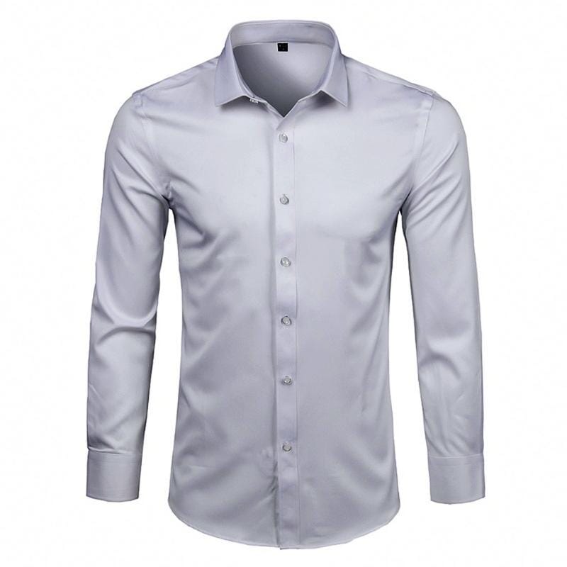 Camisa Social Lisa Conforto Anti Amassado [FRETE GRÁTIS]