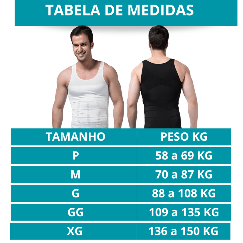 Camisa Masculina de Compressão Ultrafina Fit Shape Pro [FRETE GRÁTIS]