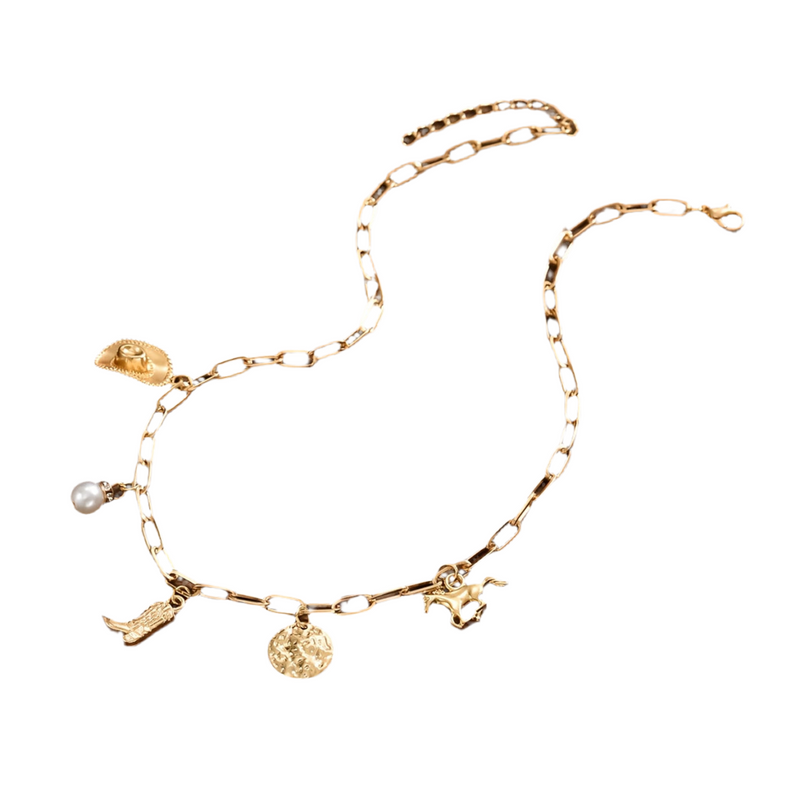 Colar dourado Riverside