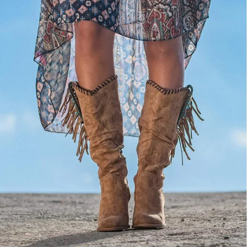 Bota Feminina Cowgirl - [FRETE GRÁTIS]