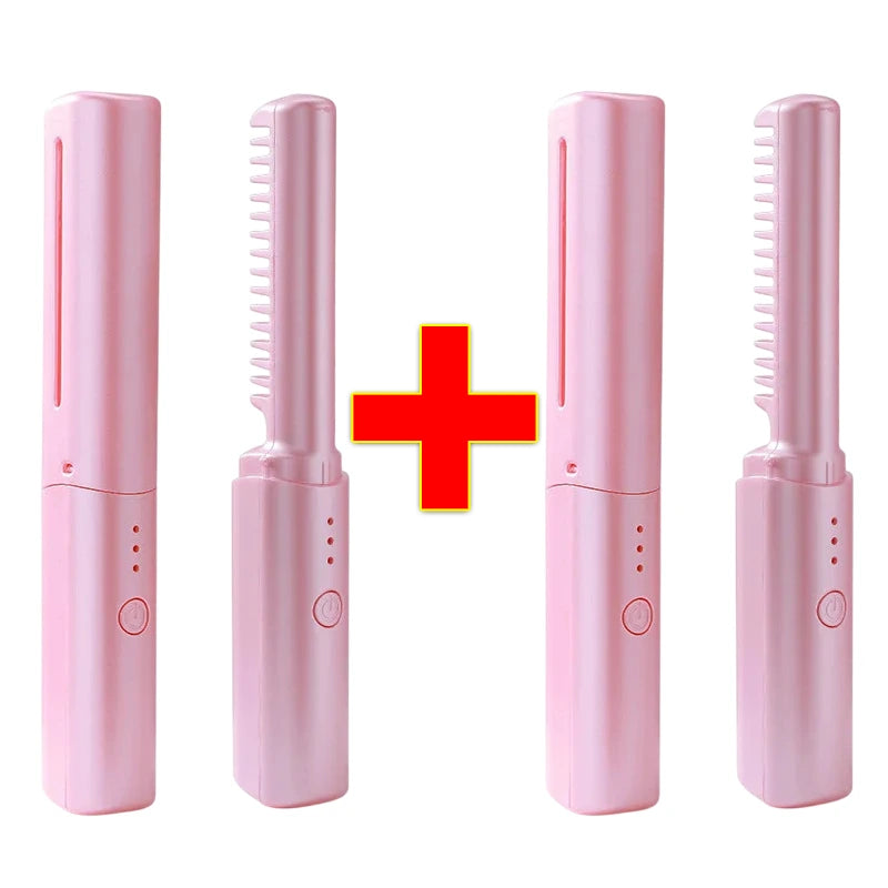 Pente Alisador de Cabelo 5 em 1 Sem Fio InfiniteGlam [FRETE GRÁTIS]