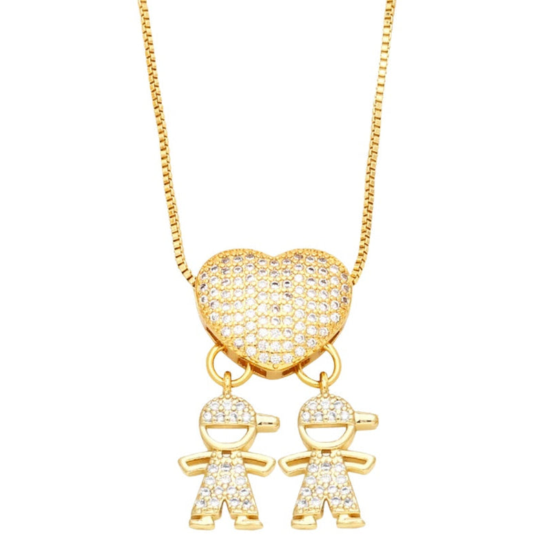 Colar Amor de Mãe Banhado a Ouro 18k - [FRETE GRÁTIS]