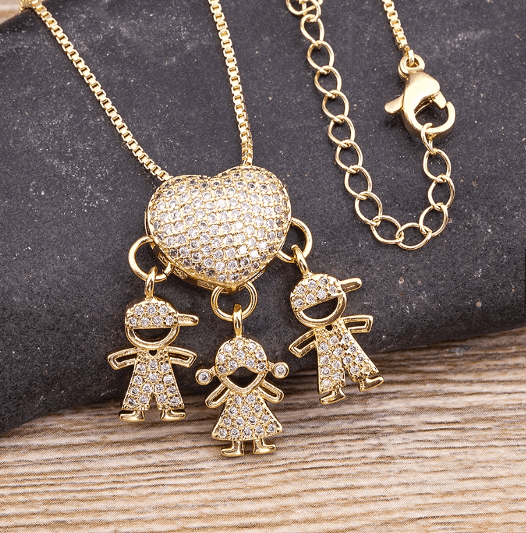 Colar Amor de Mãe Banhado a Ouro 18k - [FRETE GRÁTIS]