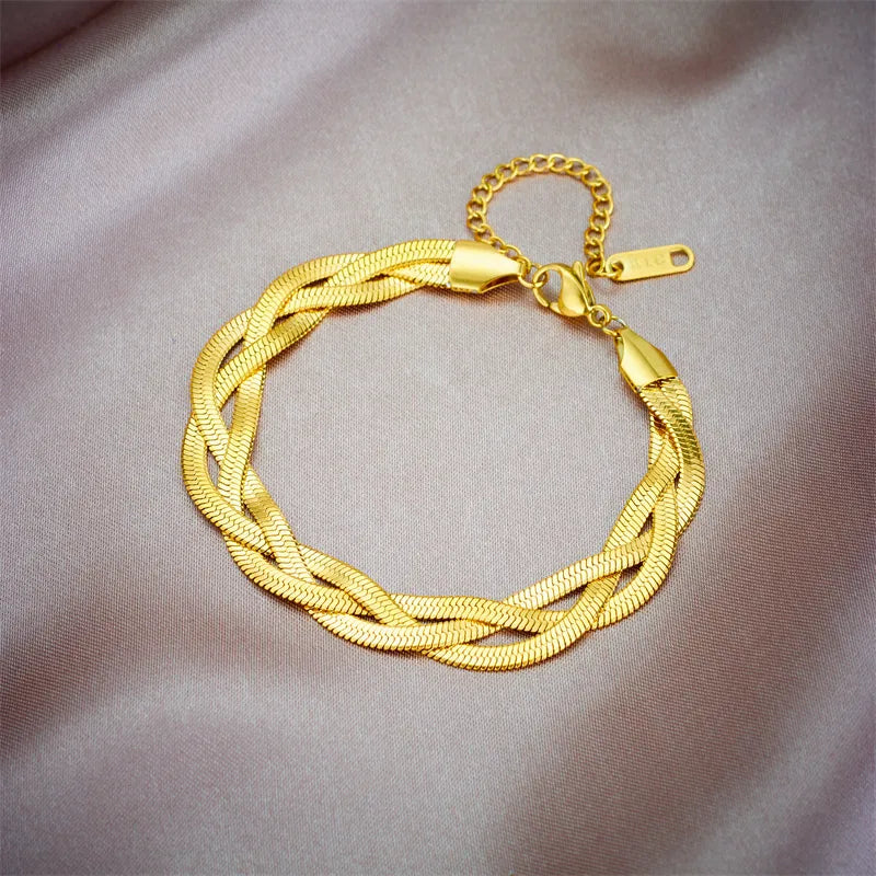 Pulseira Linha Tripla New York - [FRETE GRÁTIS]