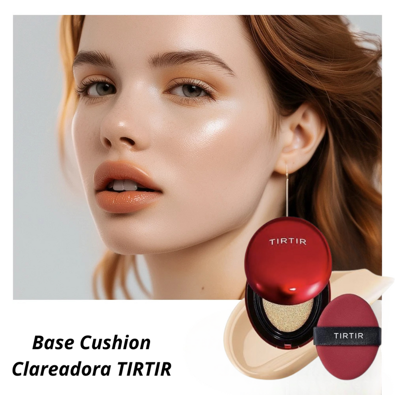 Base Cushion Clareadora TIRTIR - Protetor Solar e Maquiagem Longa Duração - Original [FRETE GRÁTIS]