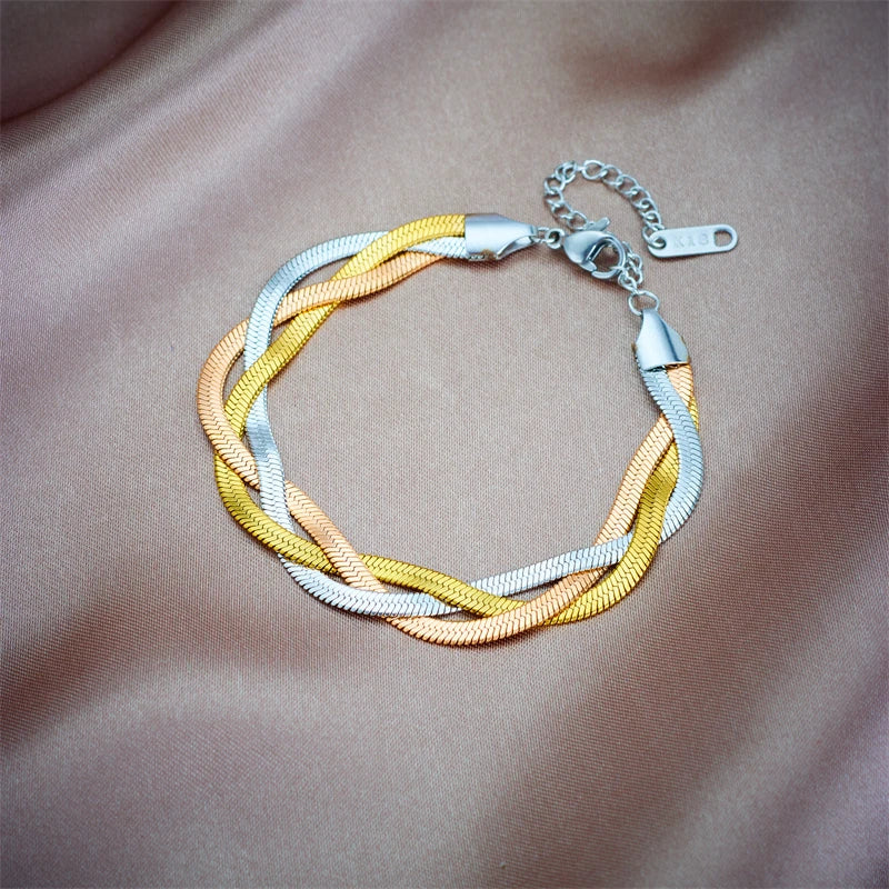 Pulseira Linha Tripla New York - [FRETE GRÁTIS]