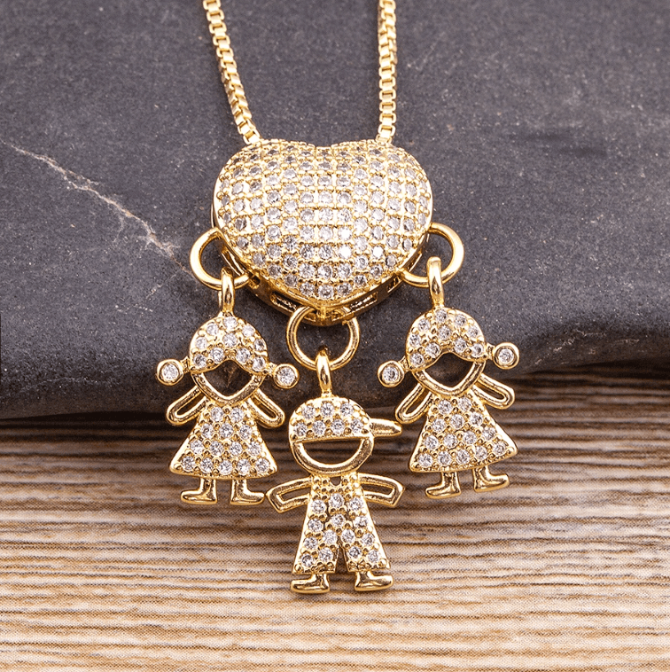 Colar Amor de Mãe Banhado a Ouro 18k - [FRETE GRÁTIS]